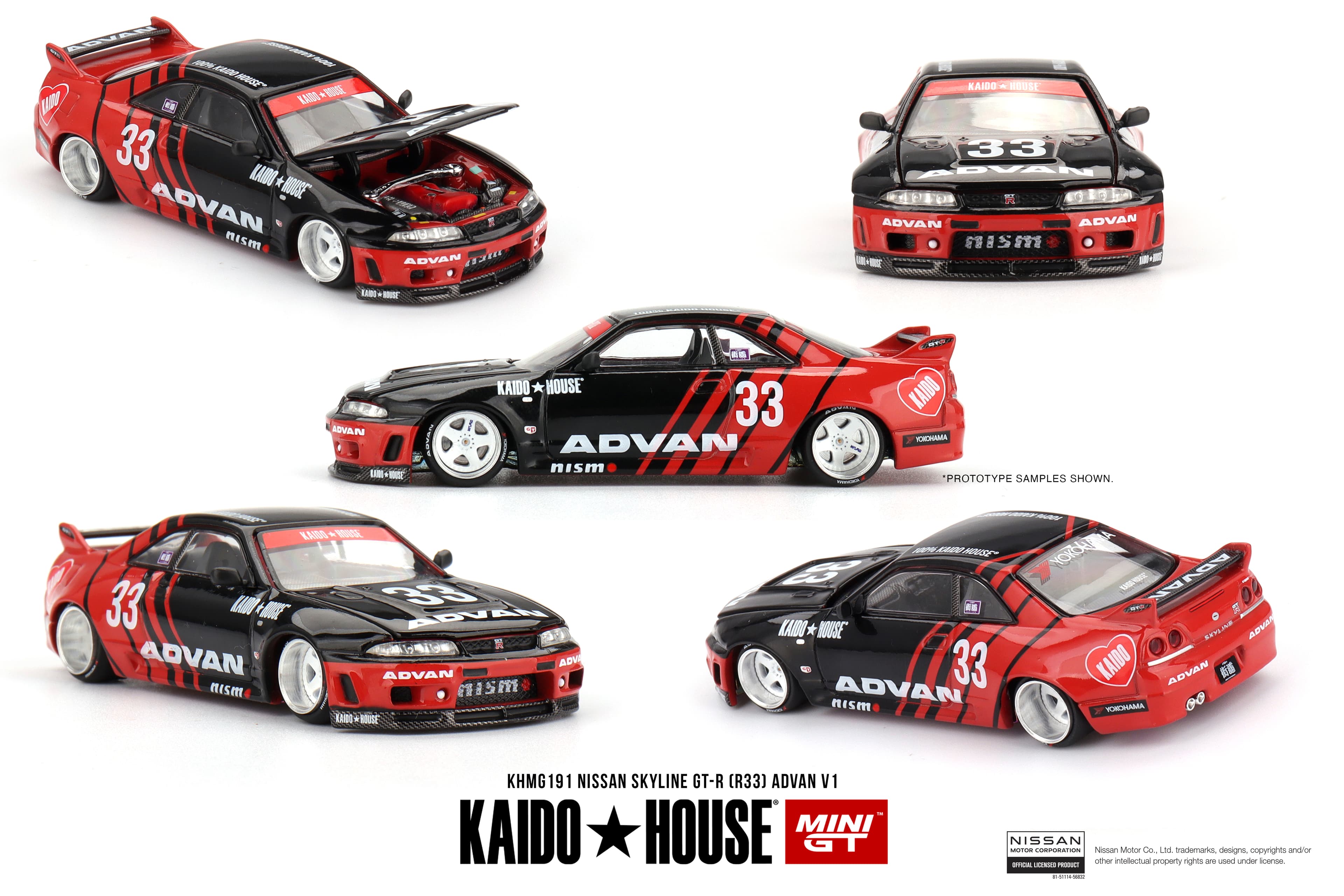 Nissan Skyline GT-R R33 Kaido Works Advan